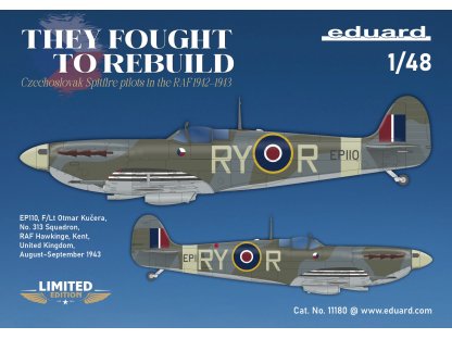 ED LIMITED 1/48 THEY FOUGHT TO REBUILD DUAL COMBO Spitfire Mk.V in Czechoslovak serv.