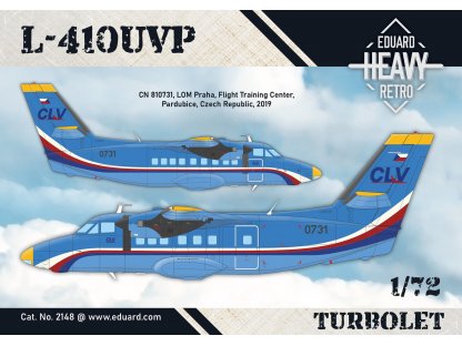 ED LIMITED 1/72 L-410UVP TURBOLET Heavy Retro