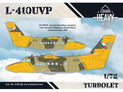 ED LIMITED 1/72 L-410UVP TURBOLET Heavy Retro