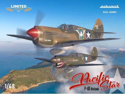 ED LIMTED 1/48 PACIFIC STAR P-40E Warhawk DUAL COMBO