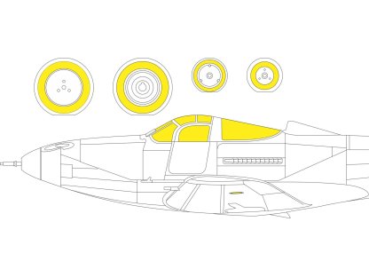 ED MASK 1/48 P-39Q Airacobra Airacobra for ARMA