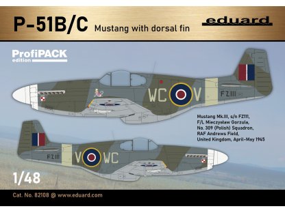 ED PROFIPACK 1/48 P-51B/C Mustang w/ dorsal fin