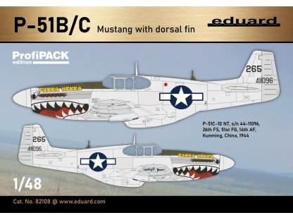 ED PROFIPACK 1/48 P-51B/C Mustang w/ dorsal fin