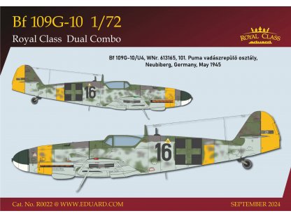 ED ROYAL CLASS 1/72 ME 109G-10 G-14/AS