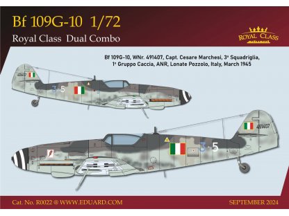 ED ROYAL CLASS 1/72 ME 109G-10 G-14/AS