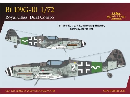 ED ROYAL CLASS 1/72 ME 109G-10 G-14/AS