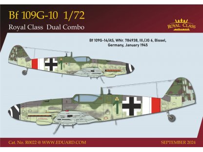 ED ROYAL CLASS 1/72 ME 109G-10 G-14/AS