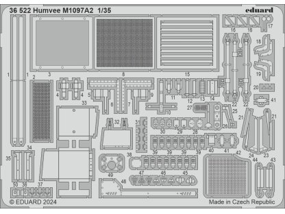 ED SET 1/35 Humvee M1097A2 for ICM