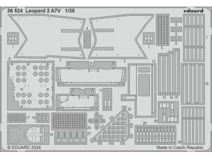 ED SET 1/35 Leopard 2 A7V for TAM