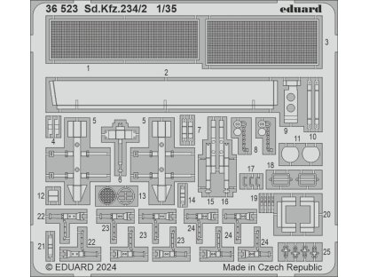 ED SET 1/35 Sd.Kfz.234/2 for MIN