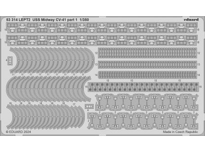 ED SET 1/350 USS Midway CV-41 part 1 for TRU