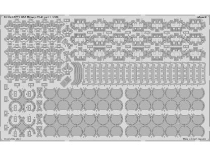 ED SET 1/350 USS Midway CV-41 part 1 for TRU