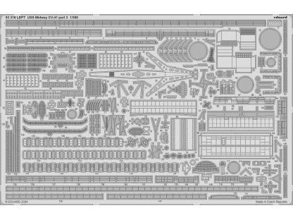 ED SET 1/350 USS Midway CV-41 part 3  for TRU