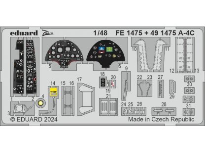 ED SET 1/48 A-4C Skyhawk for H2000/HAS