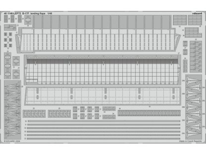ED SET 1/48 B-17F Flying Fortress landing flaps for EDU