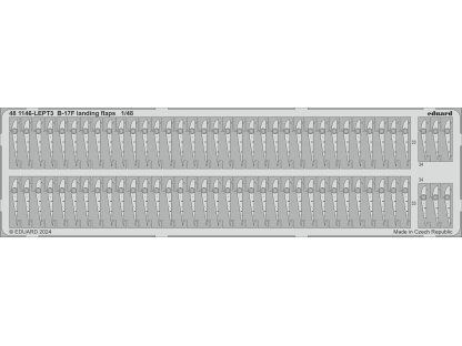 ED SET 1/48 B-17F Flying Fortress landing flaps for EDU