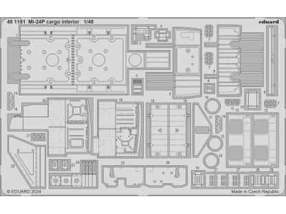 ED SET 1/48 Mi-24P Hind cargo interior  for TRU