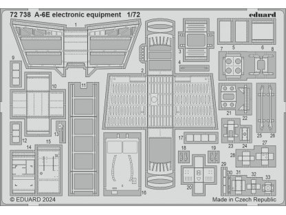 ED SET 1/72 A-6E Intruder electronic equipment for TRU