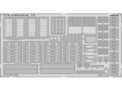 ED SET 1/72 B-24H Liberator bomb bay for AIR