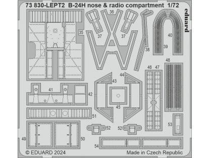 ED SET 1/72 B-24H Liberator nose & radio compartment for AIR