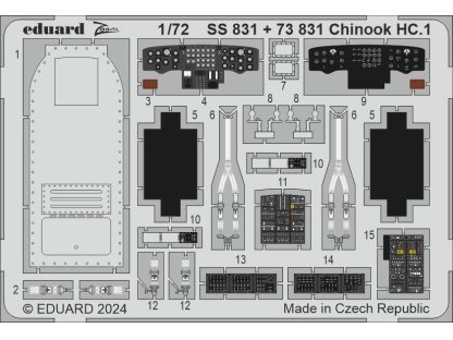 ED SET 1/72 Chinook HC.1 forAIR