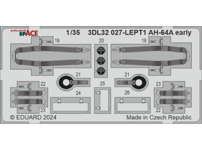 ED SPACE3D 1/35 AH-64A Apache early SPACE for TRU