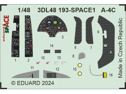 ED SPACE3D 1/48 A-4C Skyhawk SPACE for H2000/HAS