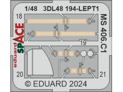 ED SPACE3D 1/48 Morane MS 406.C1 SPACE for DORA