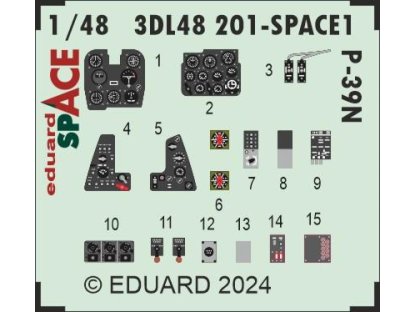 ED SPACE3D 1/48 P-39N Airacobra SPACE  for ARMA