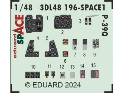 ED SPACE3D 1/48 P-39Q Airacobra Airacobra SPACE for ARMA