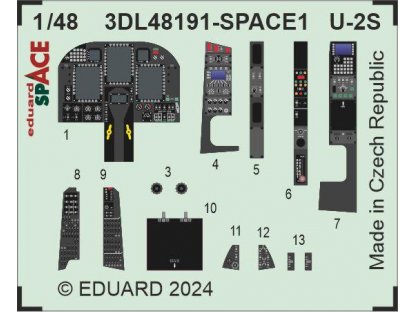 ED SPACE3D 1/48 U-2S SPACE for HBB