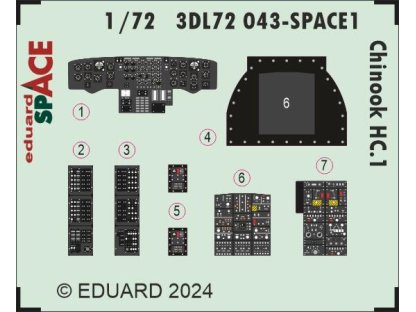 ED SPACE3D 1/72 Chinook HC.1 SPACE forAIR