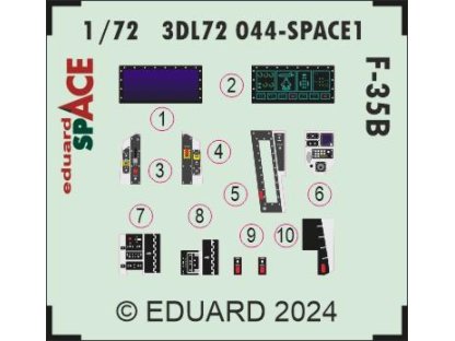 ED SPACE3D 1/72 F-35B Lighting II SPACE for TAM