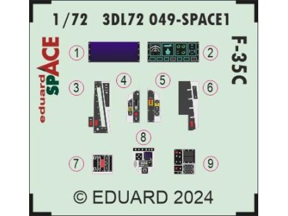 ED SPACE3D 1/72 F-35C Lighting II SPACE  for ITA