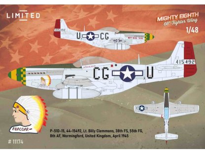 EDUARD LIMITED 1/48 MIGHTY EIGHT: 66th Fighter Wing P-51D Mustang