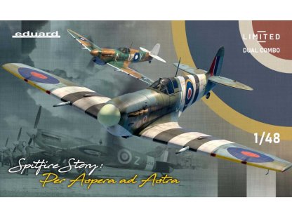 EDUARD LIMITED  1/48 SPITFIRE STORY: Per Aspera ad Astra DUAL COM.