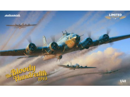 EDUARD LIMITED 1/48 The Bloody Hundredth 1943, B-17F Fyling Fortress