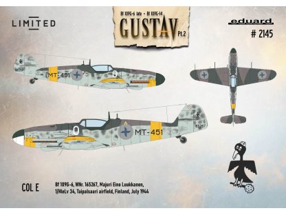 EDUARD LIMITED 1/72 GUSTAV pt.2 DUAL COMBO Bf 109G-6