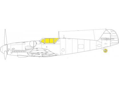 EDUARD MASK 1/32 Bf 109G-2/4 for REV