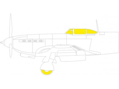 EDUARD MASK 1/32 Yak-9K for ICM