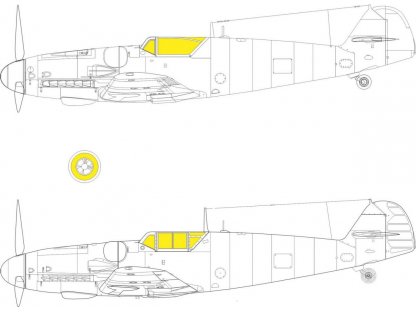 EDUARD MASK 1/35 Bf 109G-6 TFace for BORDER