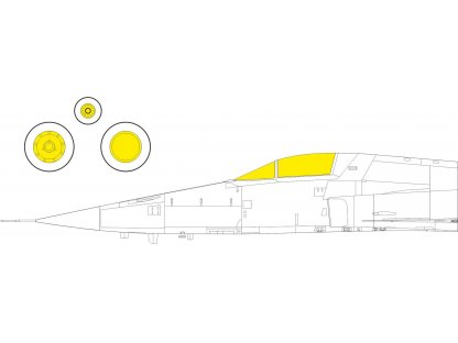 EDUARD MASK 1/48 F-5E Tiger TFace for AFV/EDU