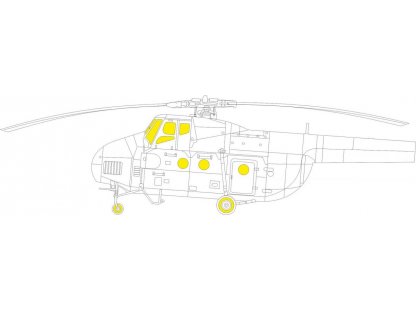 EDUARD MASK 1/48 Mi-4A TFacefor TRU