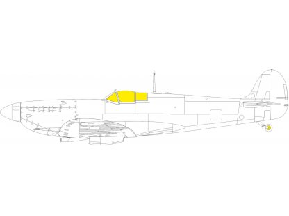 EDUARD MASK 1/48 Spitfire Mk.Vb early for EDU