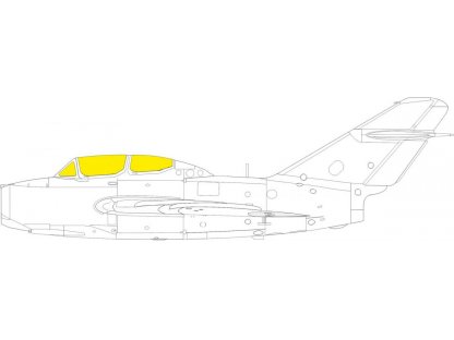 EDUARD MASK 1/72 UTI MiG-15 for EDU