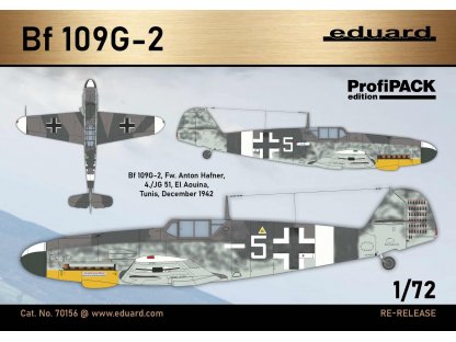 EDUARD PROFIPACK 1/72 Bf 109G-2