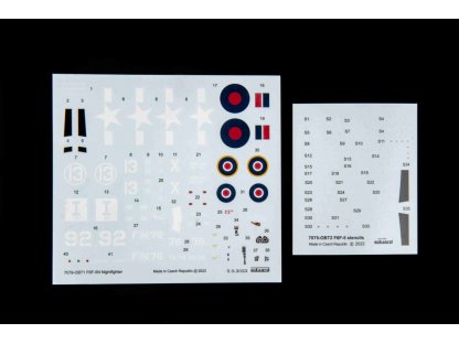 EDUARD PROFIPACK 1/72 F6F-5N Hellcat Nightfighter