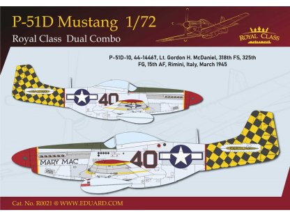 EDUARD ROYAL CLASS 1/72 P-51 Mustang