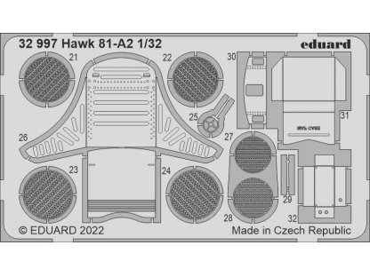 EDUARD SET 1/32 Hawk 81-A2 for GWH