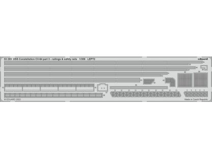 EDUARD SET 1/350 USS Constellation CV-64 railings & safety nets
